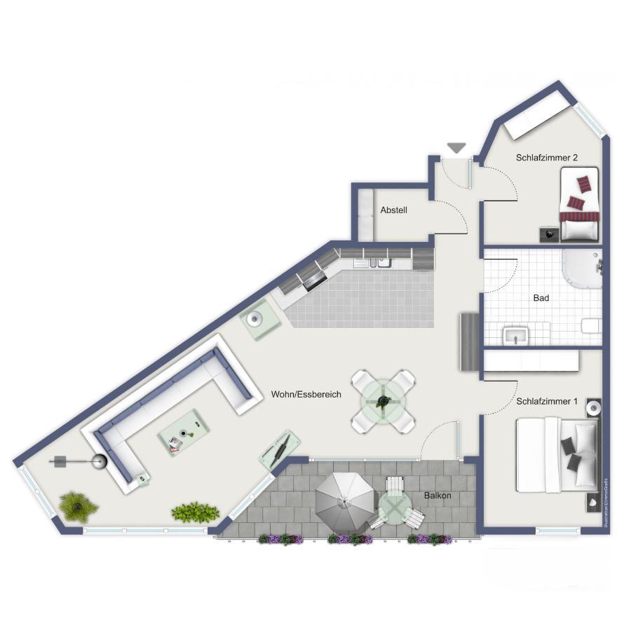 Atlantik Wohnung 108 Ostseebad Kühlungsborn Eksteriør billede